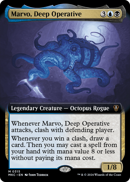 Marvo, Deep Operative (MKC-315) - mythic: (Extended Art) - Foil