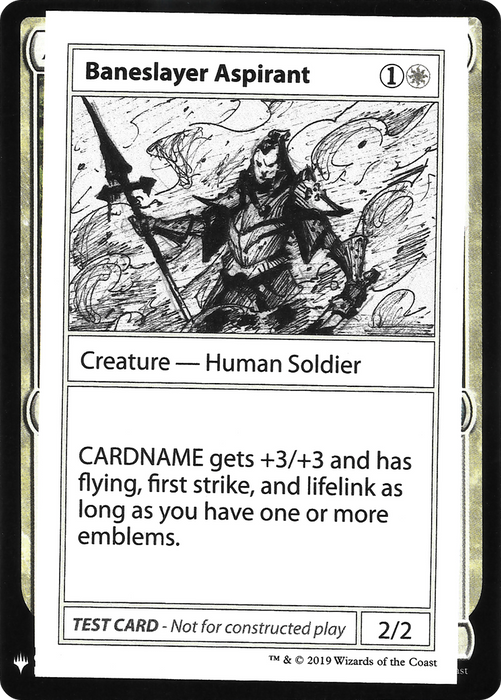 Baneslayer Aspirant (CMB1-003) - rare