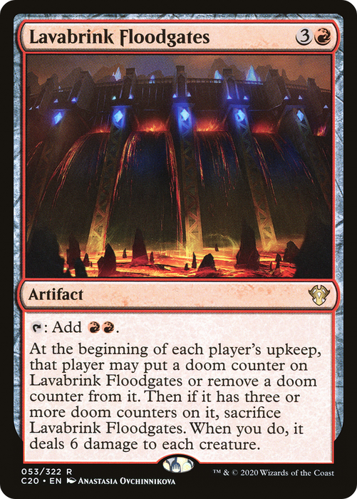 Lavabrink Floodgates (C20-053) - rare