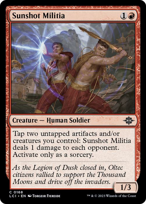 Sunshot Militia (LCI-168) - common - Foil