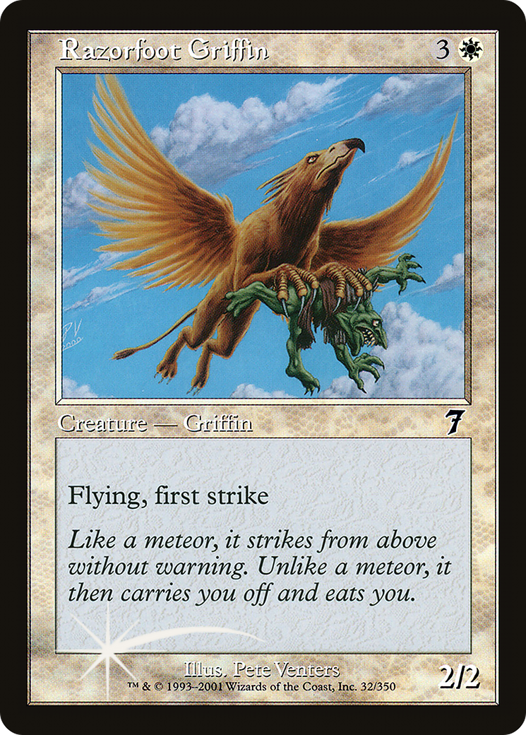 Razorfoot Griffin (7ED-32★) - common - Foil