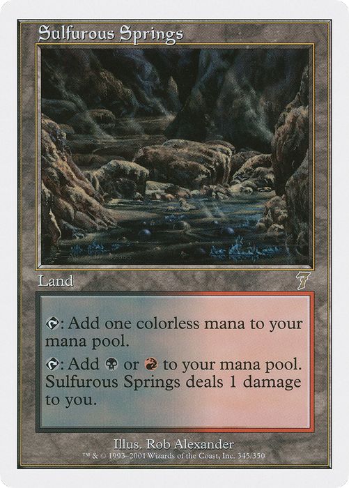 Sulfurous Springs (7ED-345) - rare