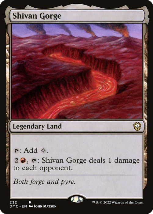 Shivan Gorge (DMC-232) - rare
