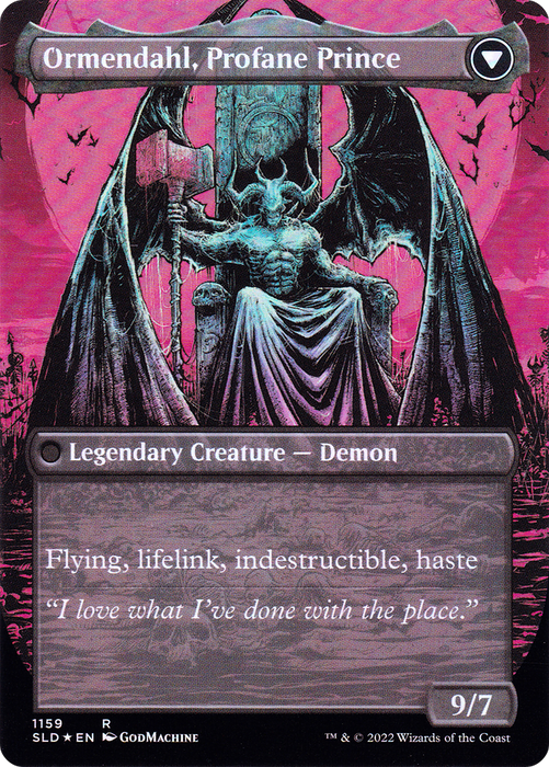 Westvale Abbey // Ormendahl, Profane Prince (SLD-1159) - rare (Borderless) - Foil