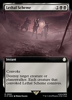 Lethal Scheme (PIP-992) - rare: (Extended Art) - Foil