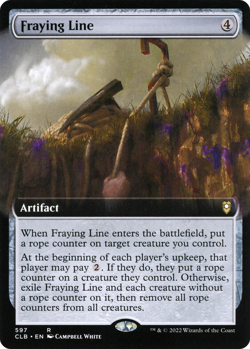 Fraying Line (CLB-597) - rare: (Extended Art)