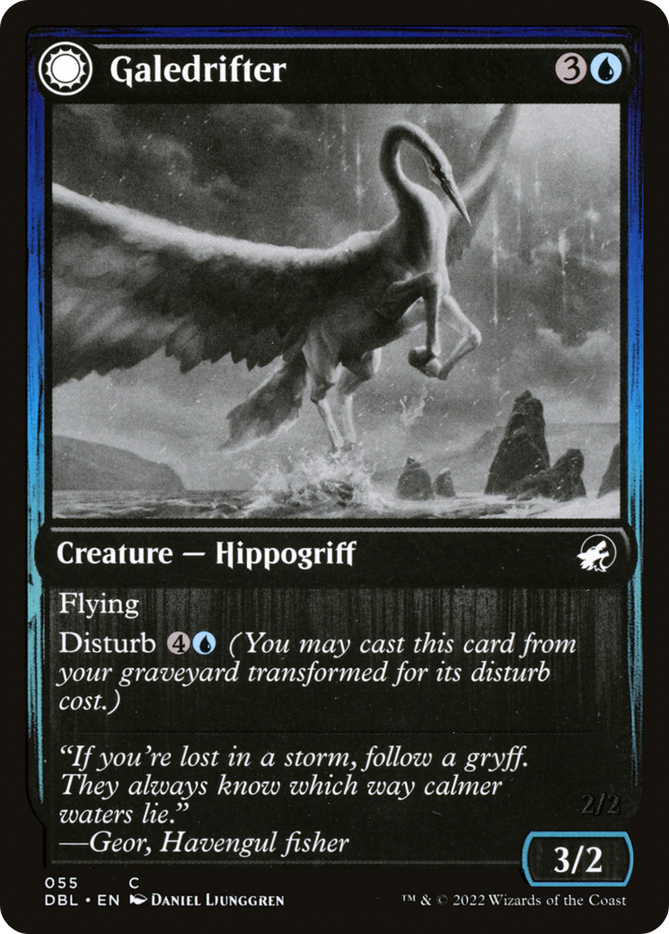 Galedrifter // Waildrifter (DBL-055) - common: (Double Faced Transform)