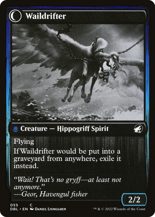 Galedrifter // Waildrifter (DBL-055) - common: (Double Faced Transform) - Foil