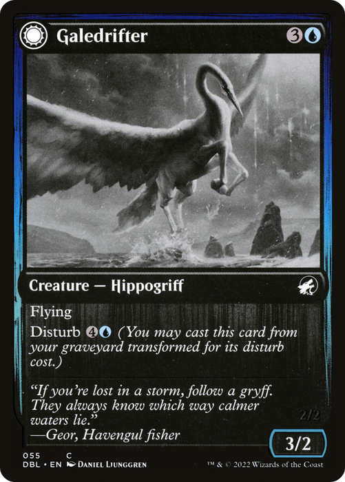 Galedrifter // Waildrifter (DBL-055) - common: (Double Faced Transform) - Foil