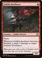 Goblin Javelineer (AFR-144) - common - Foil