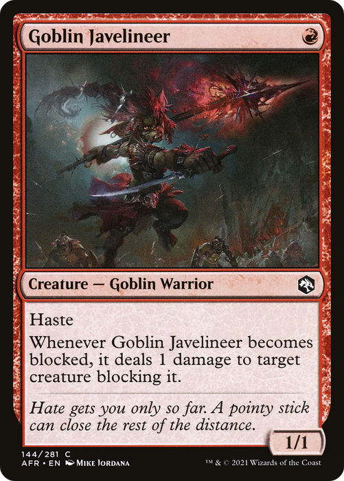 Goblin Javelineer (AFR-144) - common