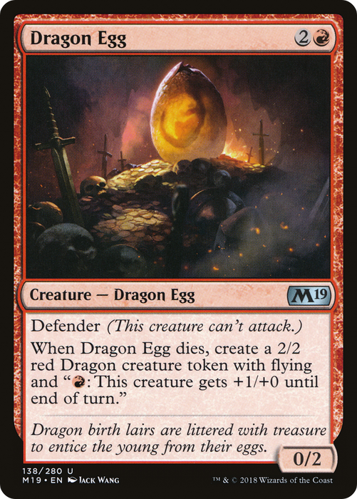 Dragon Egg (M19-138) - uncommon