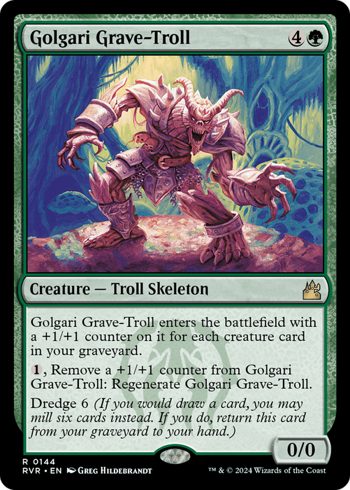 Golgari Grave-Troll (RVR-144) - rare