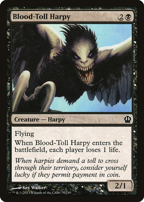 Blood-Toll Harpy (THS-079) - common - Foil