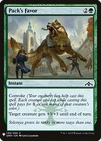 Pack's Favor (LIST-GRN-139) - common