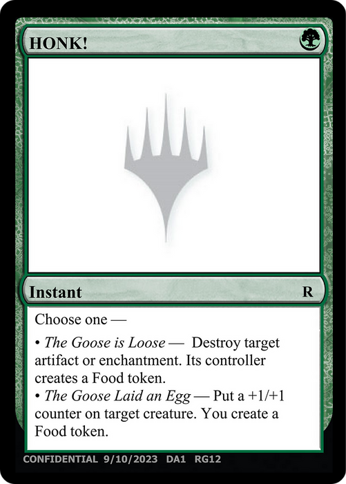 HONK! (UNK-RG12A) - rare