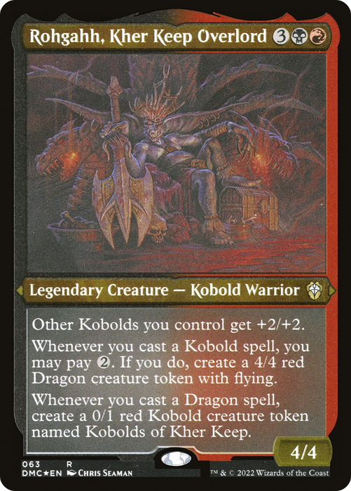 Rohgahh, Kher Keep Overlord (DMC-063) - rare - Etched Foil