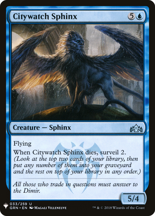 Citywatch Sphinx (LIST-GRN-33) - uncommon