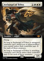 Archangel of Tithes (OTJ-308) - mythic: (Extended Art) - Foil