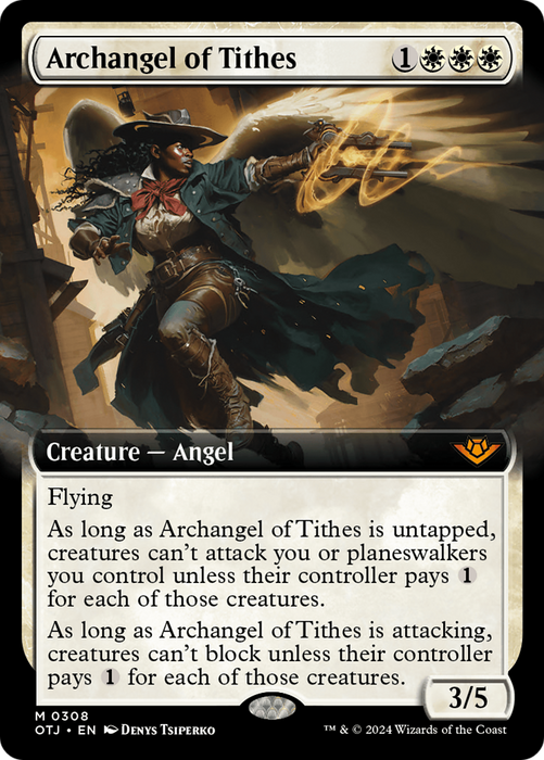 Archangel of Tithes (OTJ-308) - mythic: (Extended Art)
