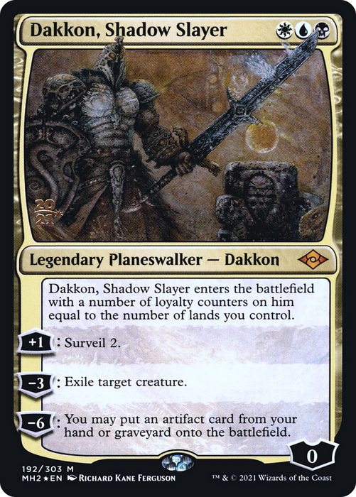 Dakkon, Shadow Slayer (PRE-192S) - mythic - Foil