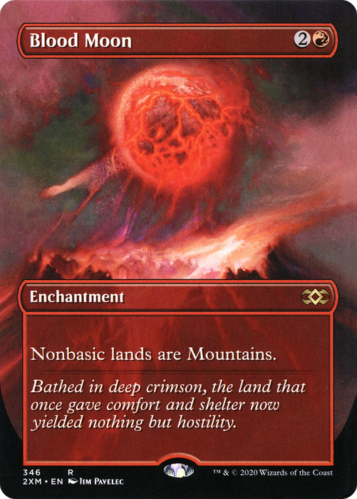 Blood Moon (2XM-346) - rare (Borderless) - Foil