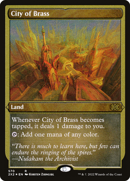 City of Brass (2X2-570) - rare - Etched Foil