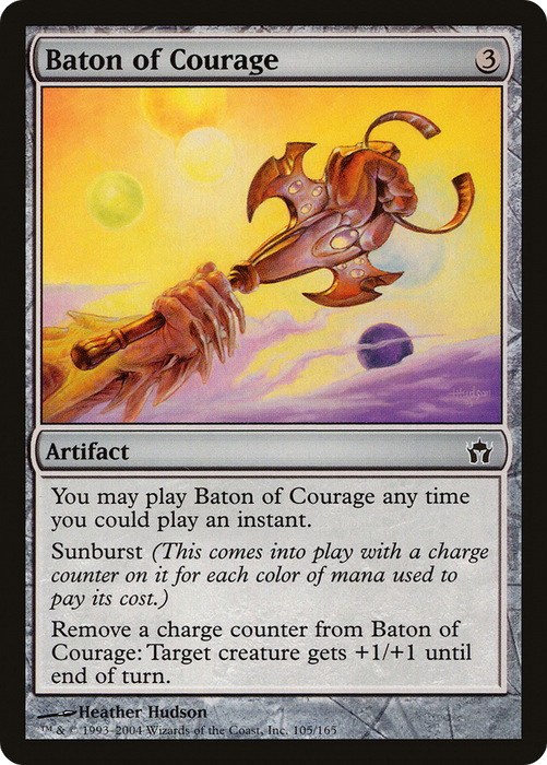 Baton of Courage (5DN-105) - common - Foil