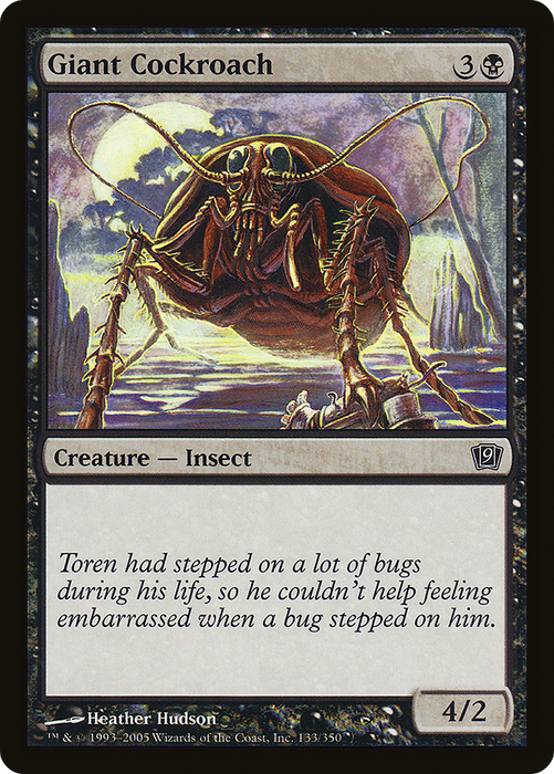 Giant Cockroach (9ED-133★) - common - Foil