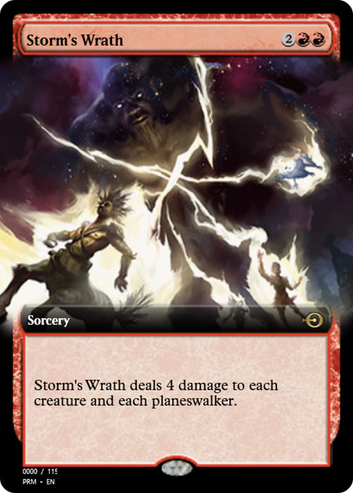 Storm's Wrath (PRM-79929) - rare - Foil