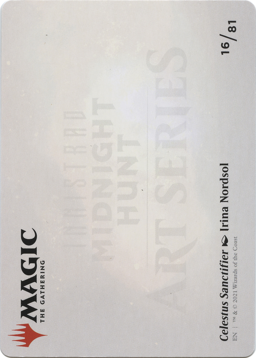 Celestus Sanctifier // Celestus Sanctifier (AMID-016) - common (Borderless)