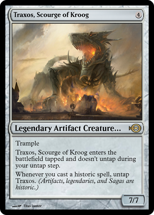 Traxos, Scourge of Kroog (PRM-69242) - rare - Foil