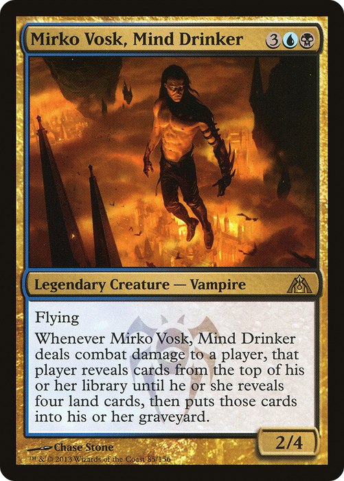 Mirko Vosk, Mind Drinker (DGM-085) - rare - Foil