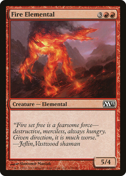 Fire Elemental (M13-130) - common - Foil