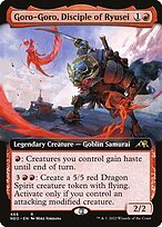 Goro-Goro, Disciple of Ryusei (NEO-466) - rare: (Extended Art) - Foil