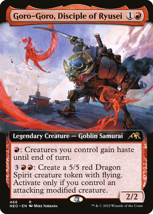 Goro-Goro, Disciple of Ryusei (NEO-466) - rare: (Extended Art) - Foil