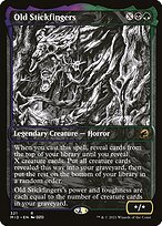 Old Stickfingers (MID-321) - rare: (Showcase) - Foil