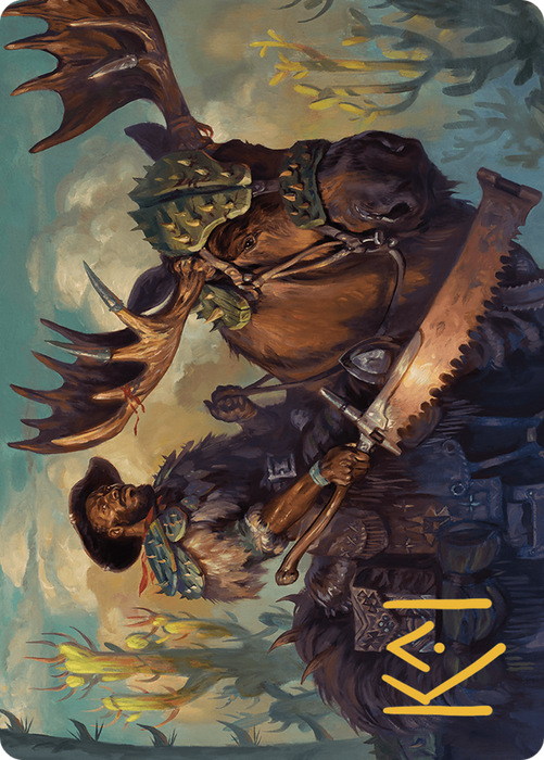 Spinewoods Paladin // Spinewoods Paladin (AOTJ-015) - common (Borderless) - Foil