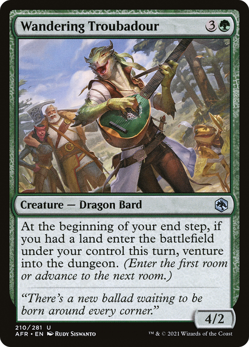 Wandering Troubadour (AFR-210) - uncommon - Foil