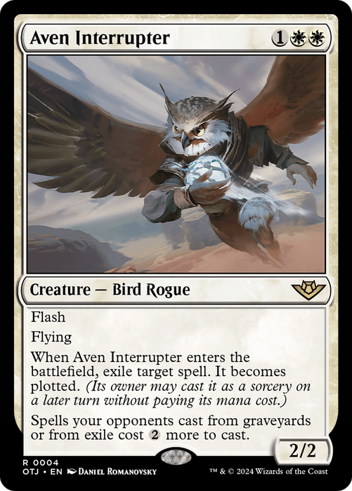 Aven Interrupter (OTJ-004) - rare - Foil