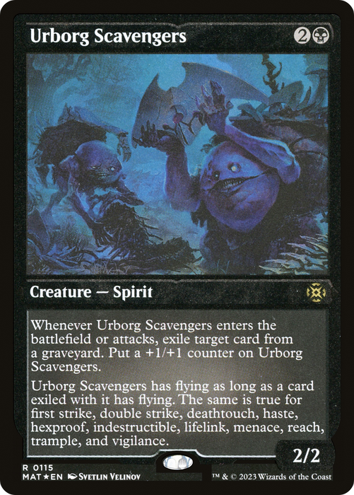 Urborg Scavengers (MAT-115) - rare - Etched Foil