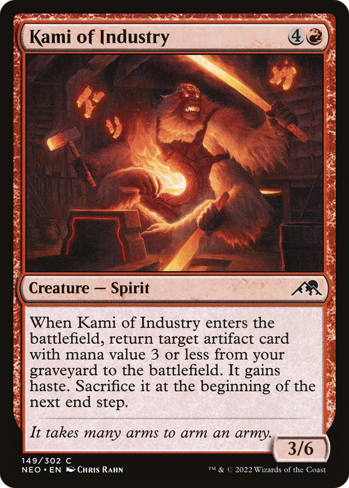 Kami of Industry (NEO-149) - common - Foil