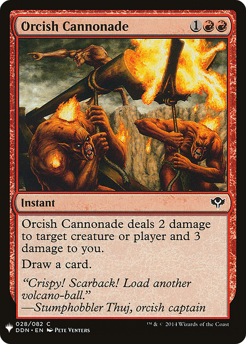 Orcish Cannonade (LIST-DDN-28) - common
