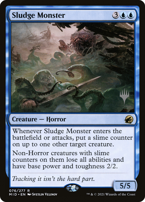 Sludge Monster (PPMID-76P) - rare - Foil