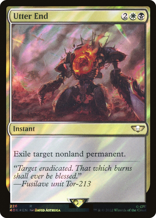 Utter End (40K-226★) - rare - Foil