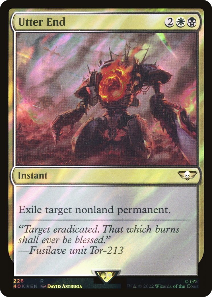 Utter End (40K-226★) - rare - Foil