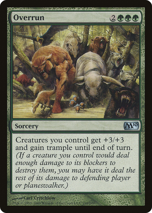 Overrun (M10-198) - uncommon - Foil