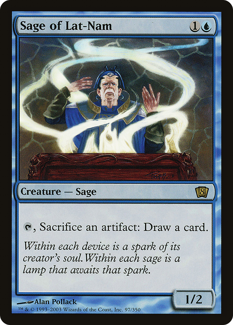 Sage of Lat-Nam (8ED-97★) - rare - Foil