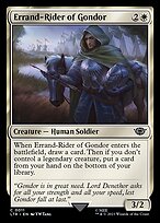 Errand-Rider of Gondor (LTR-011) - common - Foil