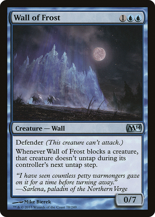 Wall of Frost (M14-078) - uncommon